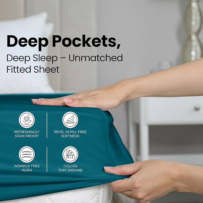 Utopia Bedding Queen Fitted Sheet - Image 4