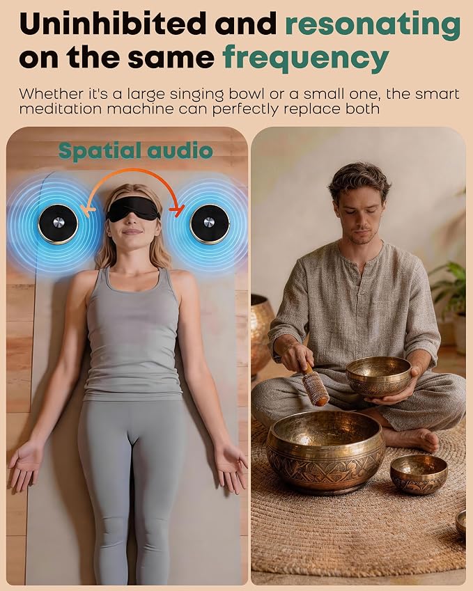 M3 Zen Frequency Sound Machine | Portable Meditation Chime - Image 2