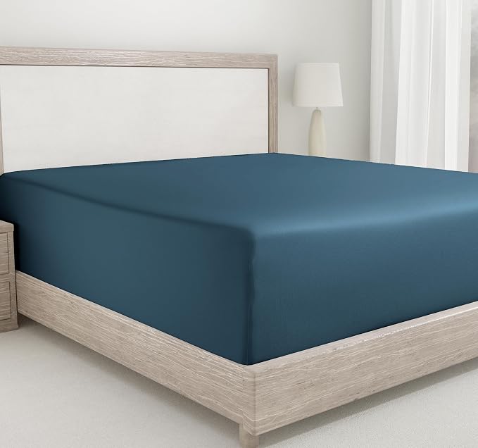 California Design Den Twin XL Fitted Bedsheet, Soft 400 Thread Count 100% by CaliforniaDesignDen