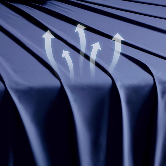 Bamboo Viscose Flat Sheets Only, Sateen Weave Queen Size Flat Sheet Only - Image 5