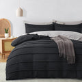 Oli Anderson Black Duvet Cover Queen Size by OliAnderson