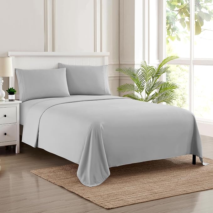 Queen Size Bed Sheets by SweetHomeCollection