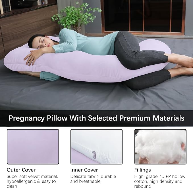MOON PARK Pregnancy Pillows for Sleeping - Image 3