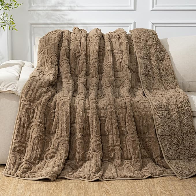 Cottonblue Jacquard Weighted Blanket by Cottonblue