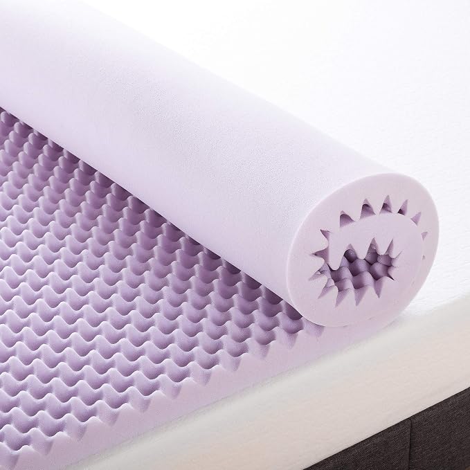 Best Price Mattress 2 Inch Egg Crate Memory Foam Mattress Topper - Image 5