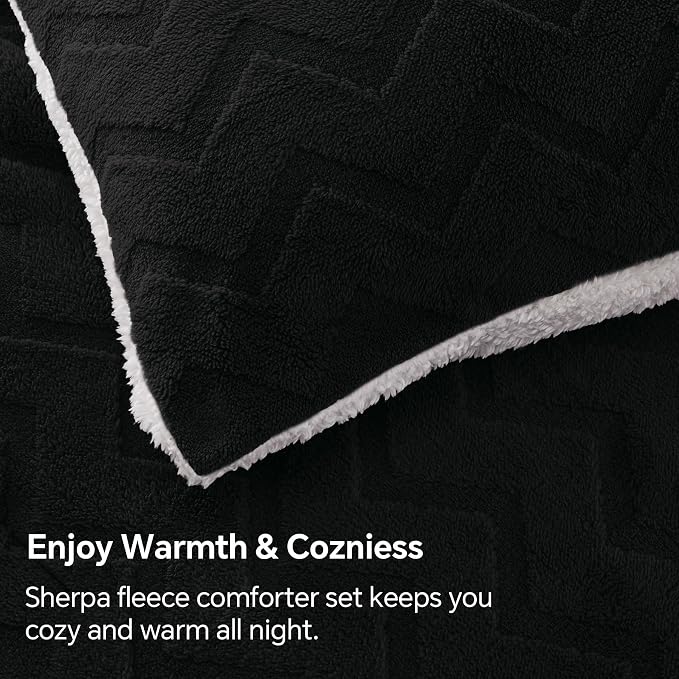 BEDELITE Fluffy Full Size Comforter Set - Image 5