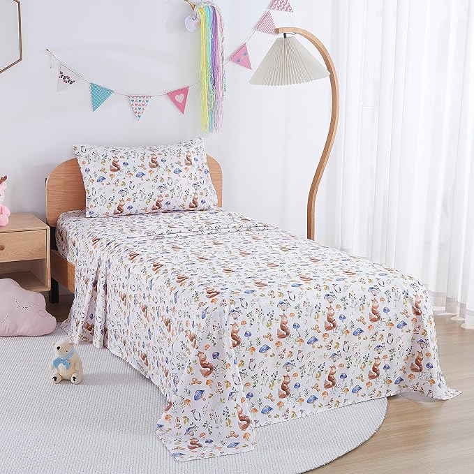 lasoftan Kids Sheet Set Twin Size, Twin Sheet Set - Image 5