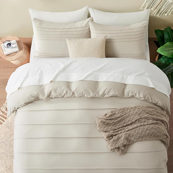 Oli Anderson Linen Grey Duvet Cover Queen Size - Image 5