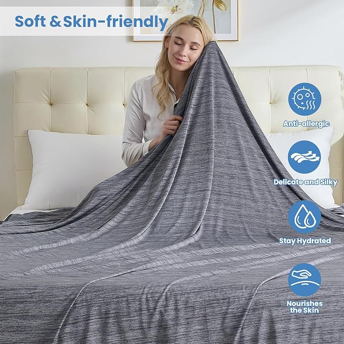 OIGAE Cooling Blanket for Hot Sleepers - Image 5