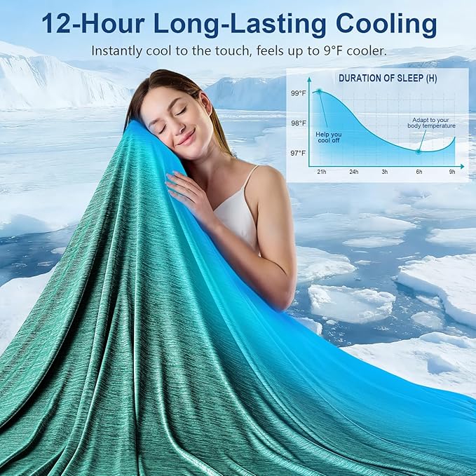KMUSET Cooling Blanket Full Size（80"x90", Double Sided Summer Cooling Blankets - Image 2
