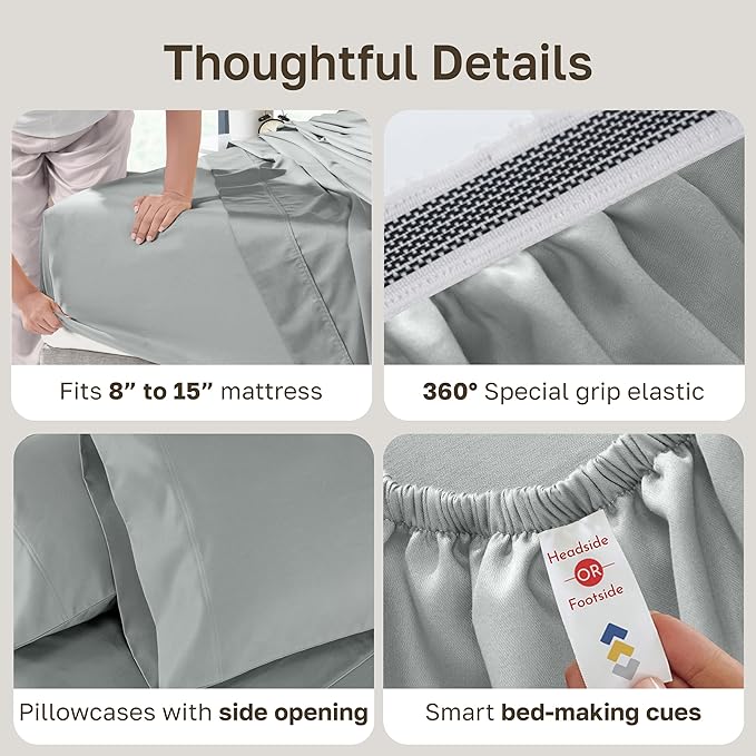 California Design Den Split King Sheets - Image 5