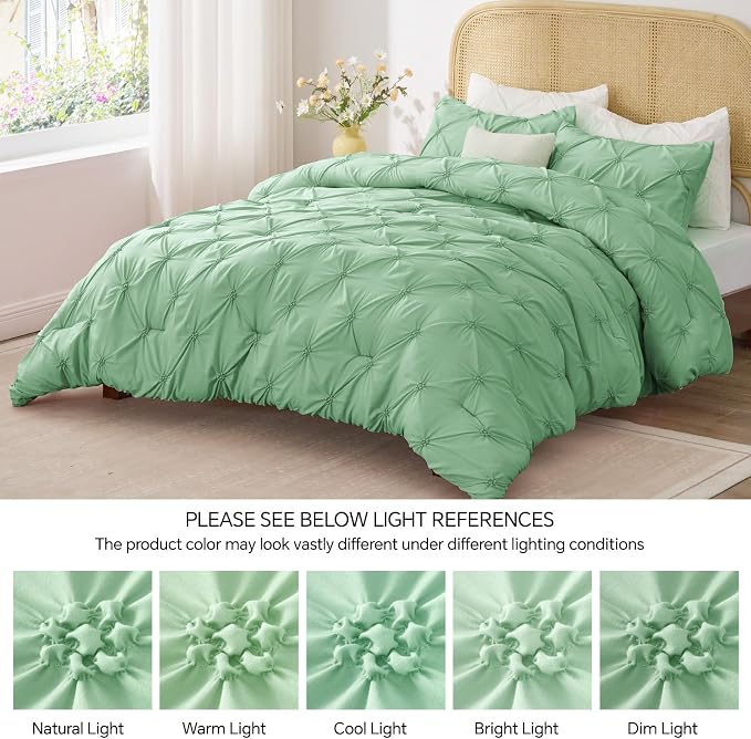 BEDELITE Sage Green Queen Comforter Set - Image 8