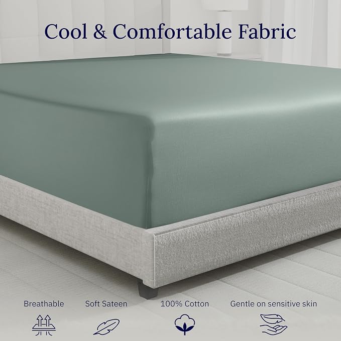 California Design Den Full Size Fitted Sheet Only - Image 8
