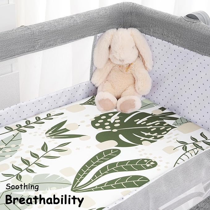 Yoofoss Bassinet Sheets for Baby, Baby Delight, Angelbliss, Soft Breathable - Image 6
