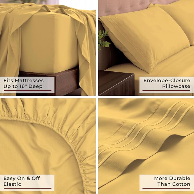Mellanni King Sheets Set - Image 5