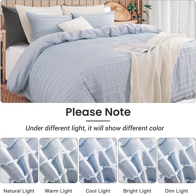 NEXHOME PRO Duvet Cover, Soft and Lightweight 100% Washed Microfiber Comforter - Image 8
