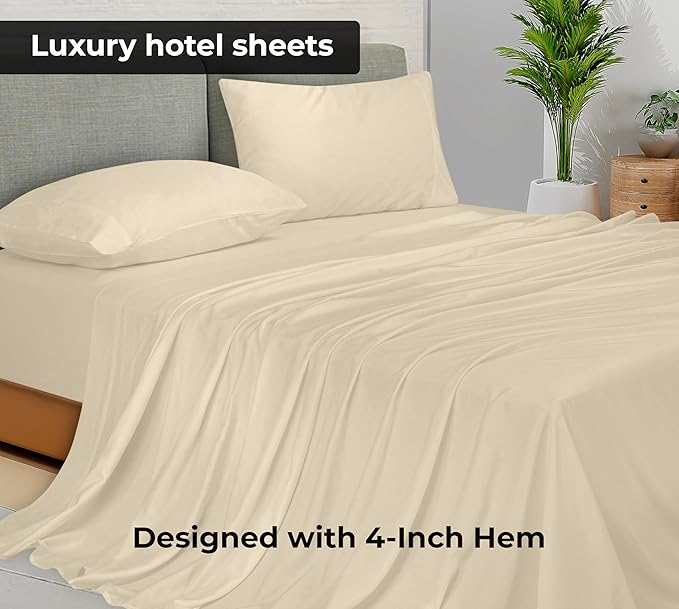Royale Linens Twin Flat Sheet - Image 2