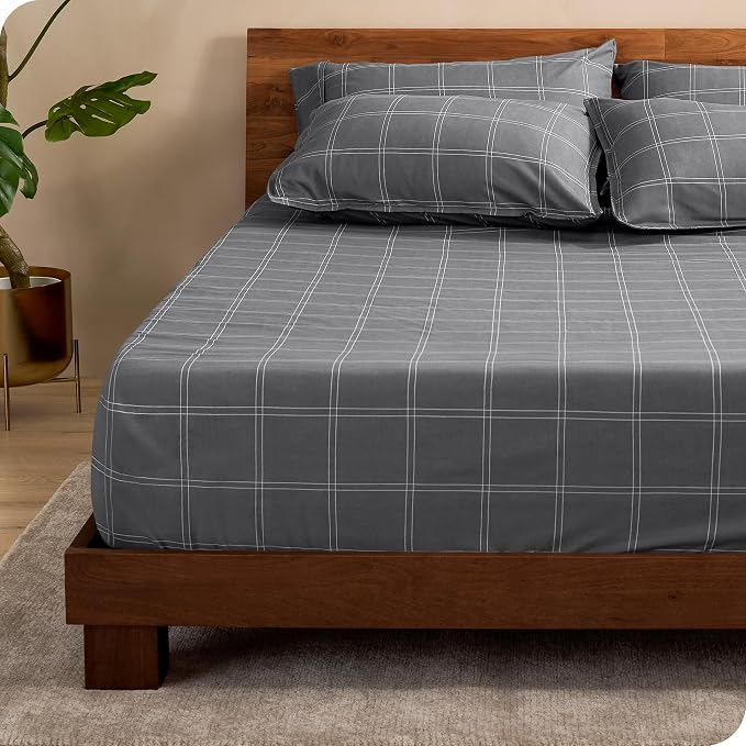 Fitted Bottom Sheet King Size by BareHome