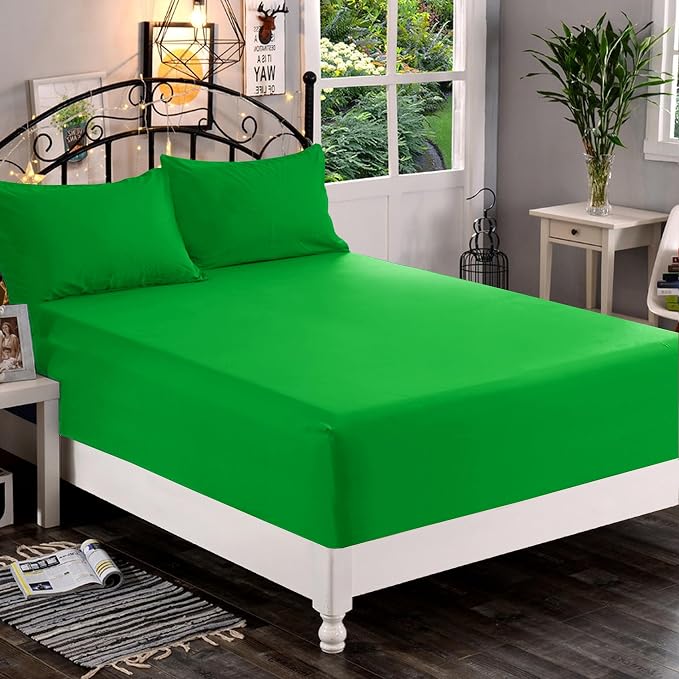 Elegant Comfort 1500 Premium Quality Fitted Sheet Ultra Soft 18-24 Inch Extra - Image 2