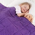 Kivik Weighted Blanket 5 Pounds, Cooling Soft Minky Dotted Heavy Blankets Throw by Kivik