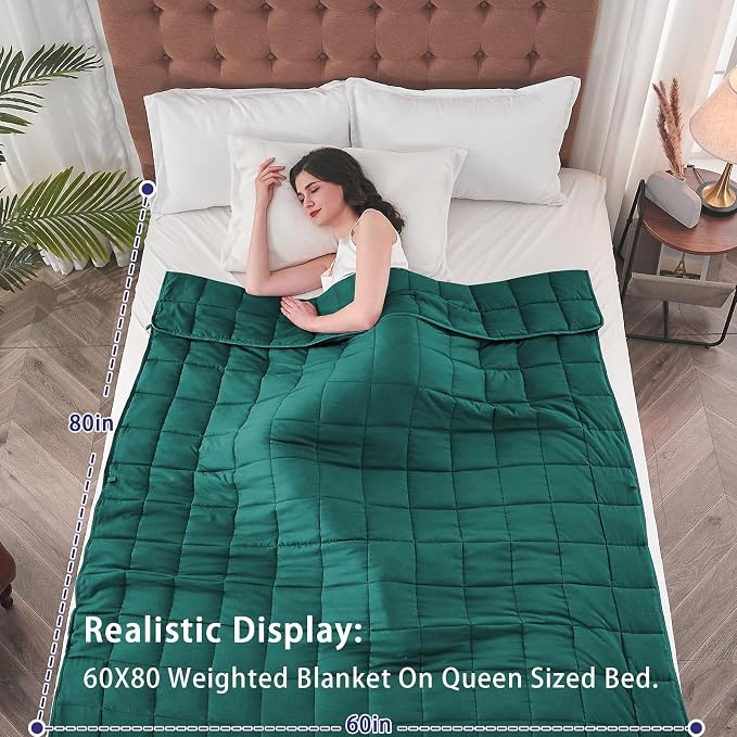 yescool Weighted Blanket for Adults Cooling Heavy Blanket for Sleeping Perfect - Image 2