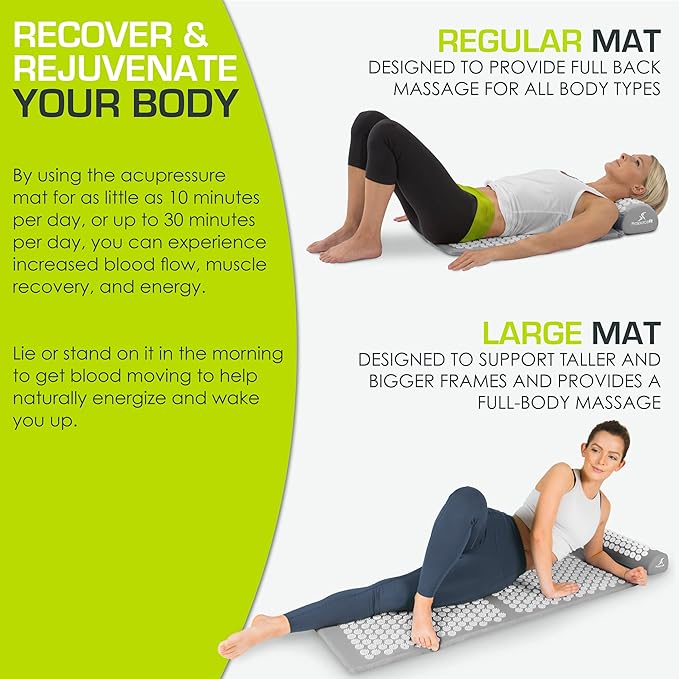 ProsourceFit Acupressure Mat and Pillow Set - Image 5