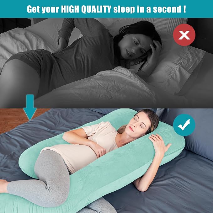 Cute Castle Pregnancy Pillows, Soft U-Shape Maternity Pillow - Image 6