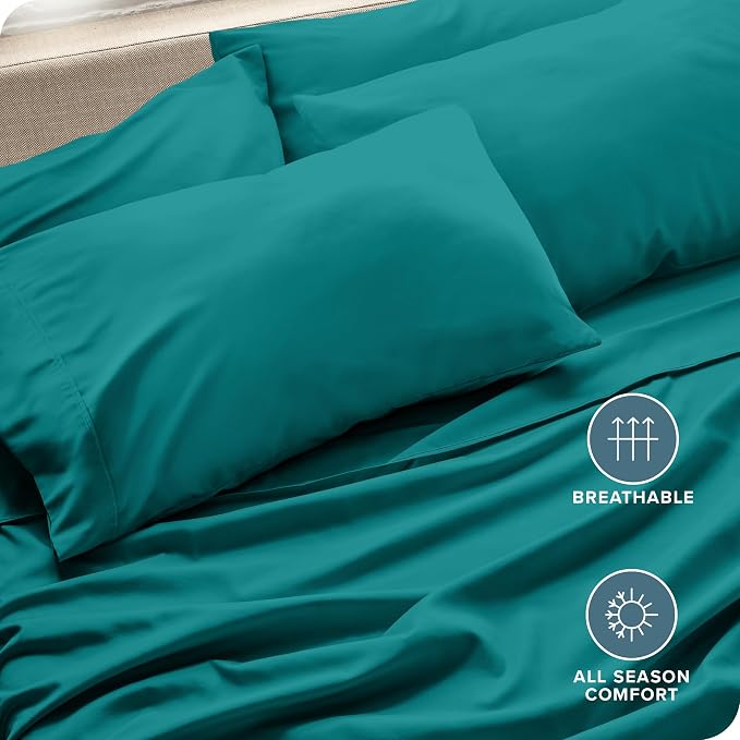 Bare Home Microfiber King Pillowcase Set of 4 - Image 5