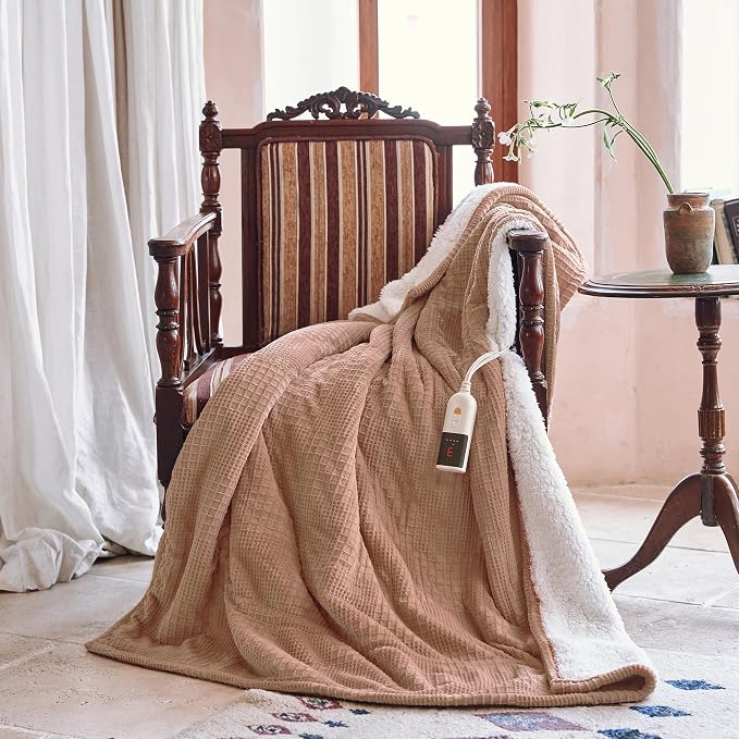 Texciting Heated Blanket Electric Blanket Throw 50''X60''-Heating Blanket - Image 3