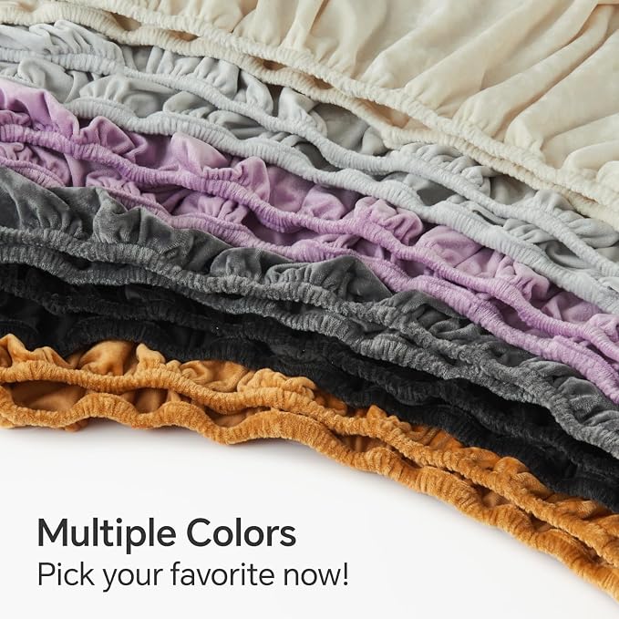 BEDELITE Velvet Fitted Sheet and Pillowcase Set, Luxury Soft Fuzzy Bottom Sheet - Image 7