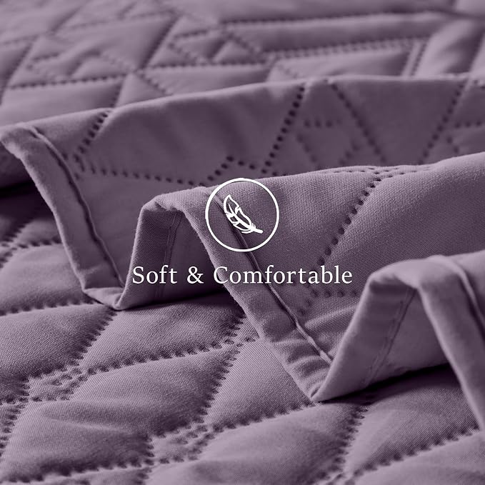 akkialla Full/Queen Quilt Set, Boho Geometric Pattern, Soft All-Season Bedding - Image 7