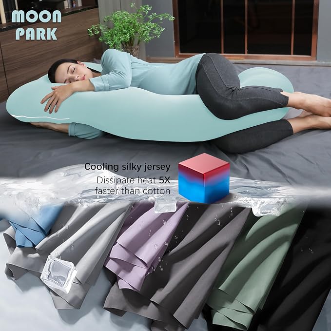 MOON PARK Pregnancy Pillows for Sleeping - Image 3