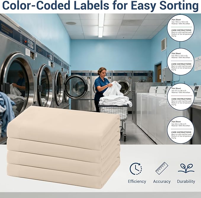 Queen Flat Sheet Only, 1 Pack Top Bed Sheets, Soft Breathable Brushed - Image 4