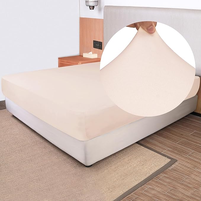 Stretchy Twin Size Fitted Sheet Only by NYHOME
