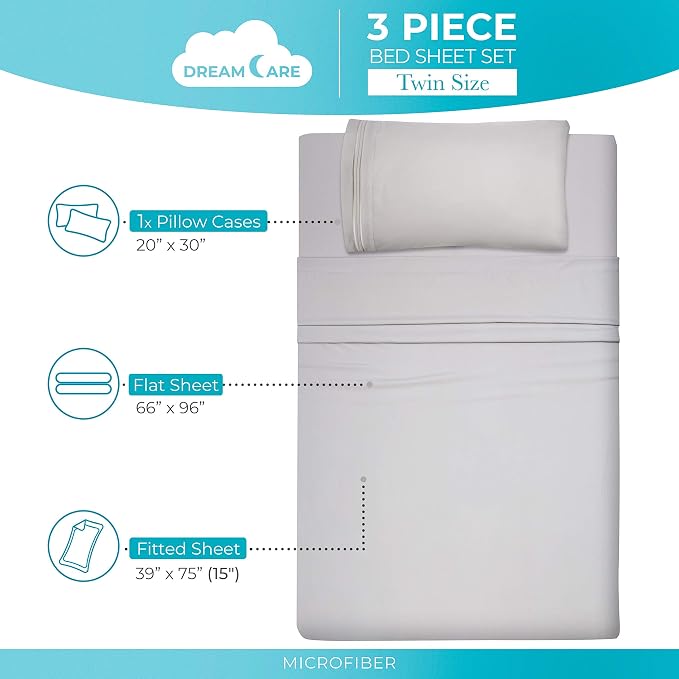 DREAMCARE Twin Sheets - Image 4