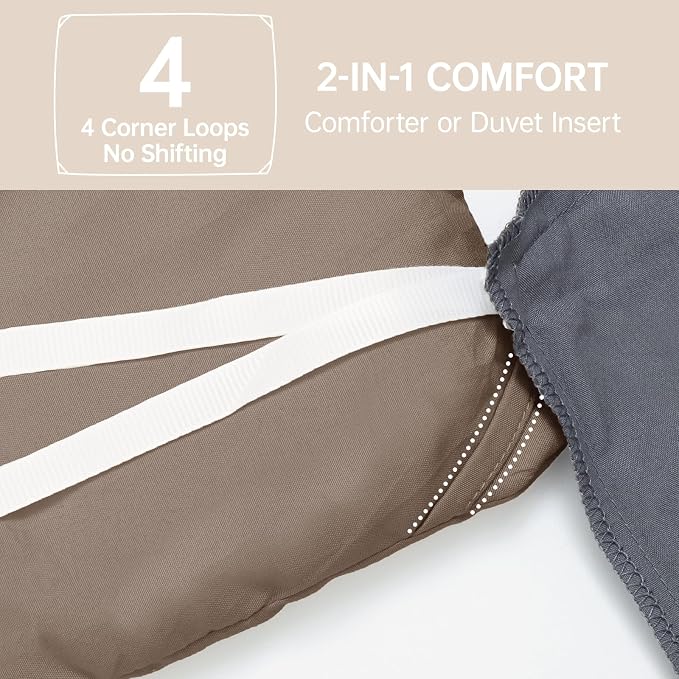 MUXHOMO King Size Comforter Set, All Season Ultra Soft Down Alternative Bedding - Image 6