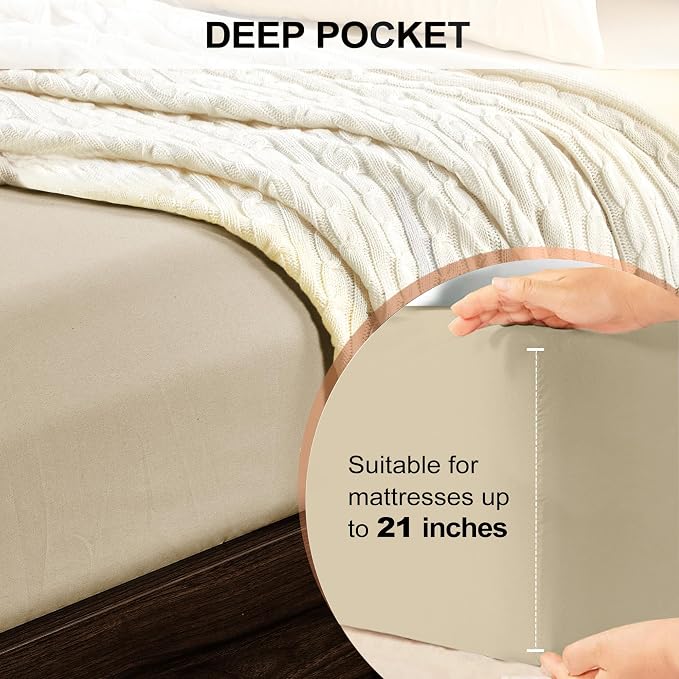 FreshCulture Twin XL Fitted Sheet Only - Image 4