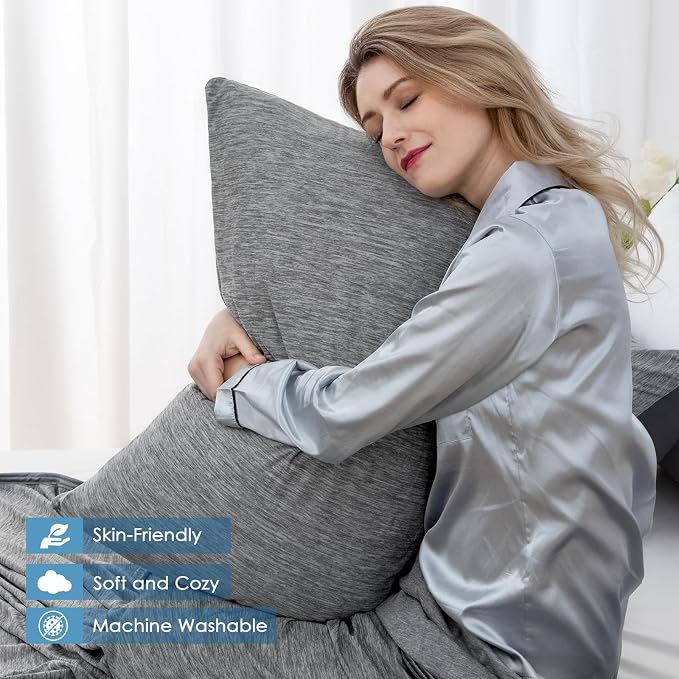 CHOSHOME Cooling Pillow Cases Zipper Pillow Covers Q-Max > 0.45 Zippered - Image 4
