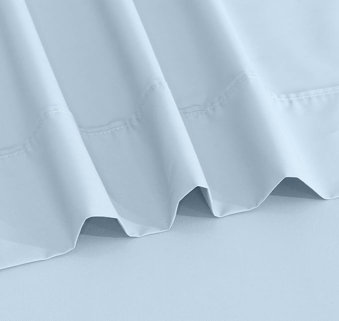 RUVANTI 100% Cotton Sheets – Queen Size Percale Bedding, Cooling & Breathable - Image 8