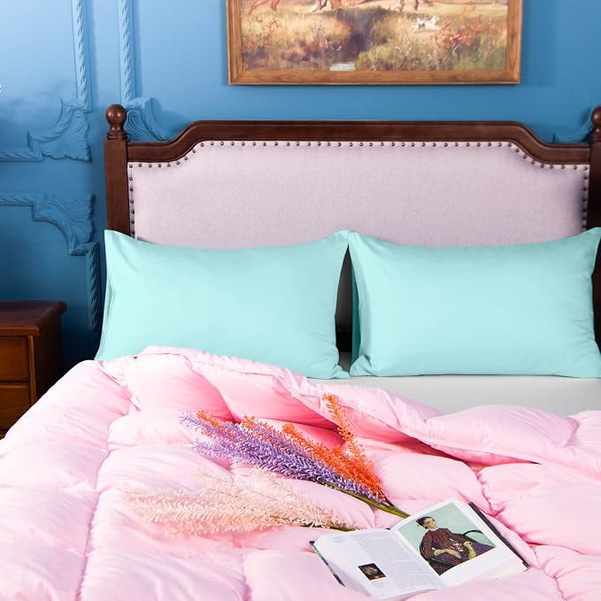 NTBAY Egyptian Cotton Queen Pillowcases - Image 2