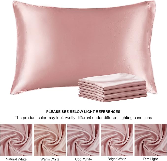 BEDELITE Satin Pillowcase for Hair and Skin, Super Soft Similar to Silk Pillow - Image 7