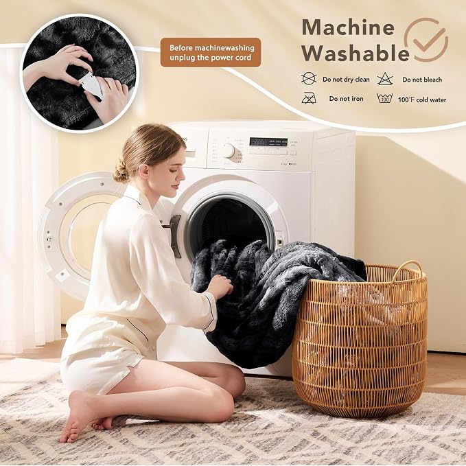 Homemate Electric Heated Blanket Twin Size - Image 7