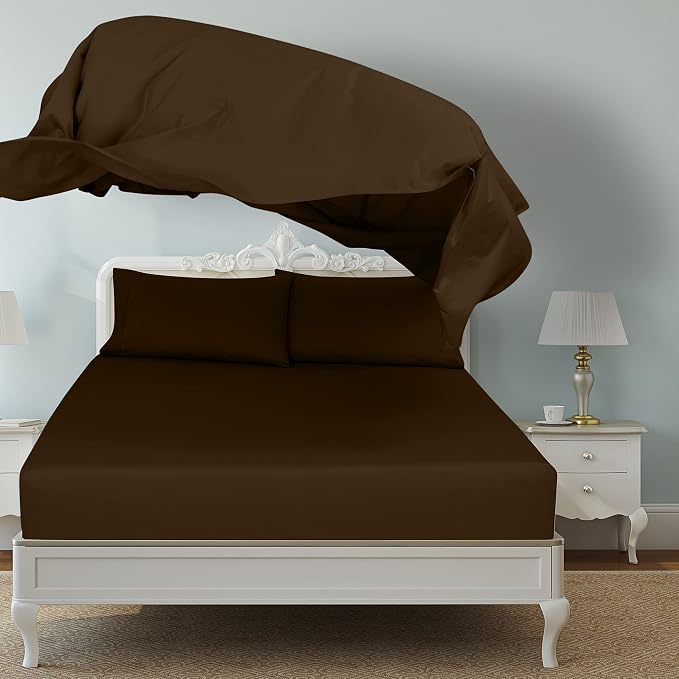 Royale Linens 2 Pack Bulk Flat Sheet Set - Image 2