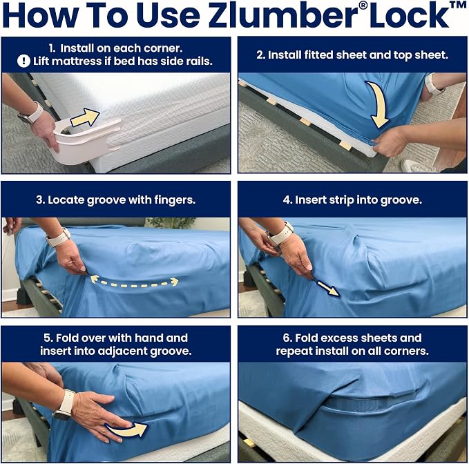 The Original USA Patented ZlumberLock – Secure Sheet Holder - Image 6