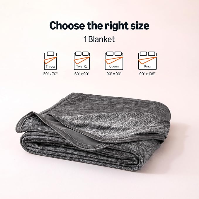 Amazon Basics Cooling Blanket for Hot Sleepers, Reversible Lightweight Thin - Image 5