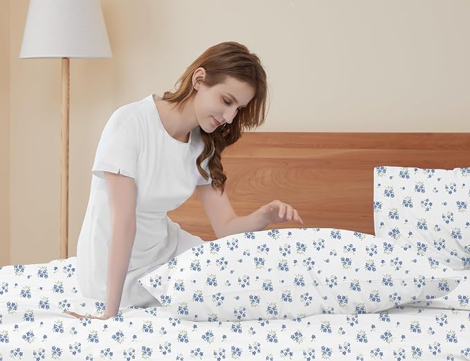 Sunflower King Pillowcases Set of 2, 100% Cotton King Size Pillow Cases 2 - Image 2