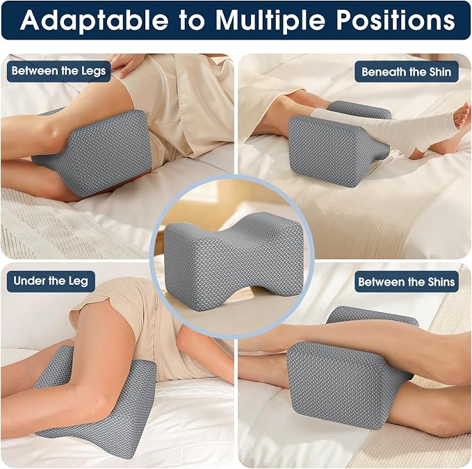 BlissTrends Memory Foam Knee Pillow, Knee Pillow - Image 6