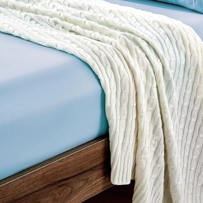 FreshCulture Queen Fitted Sheets, Bulk Pack of 6, Deep Pocket, Soft Microfiber - Image 5