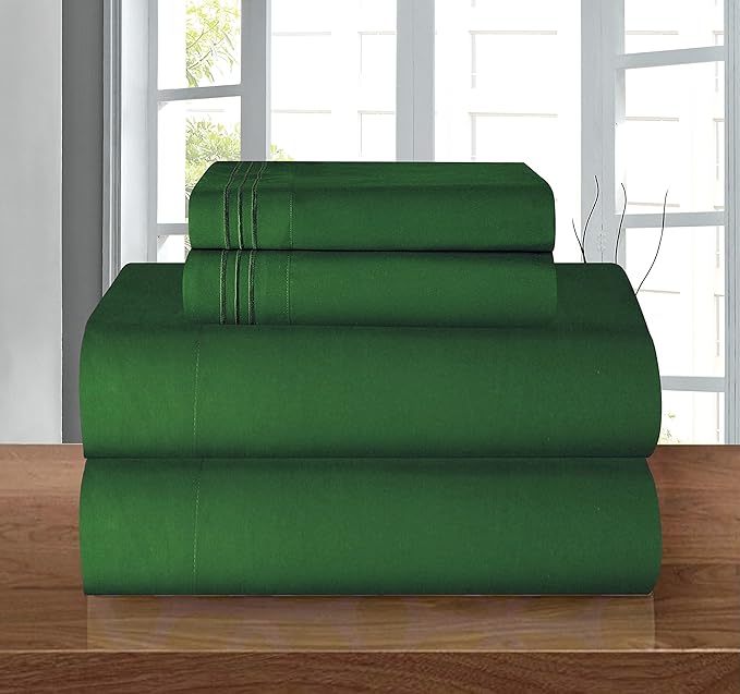Elegant Comfort Luxury 1500 Premium Hotel Quality Microfiber 4-Piece Sheet Set by ELEGANTCOMFORT