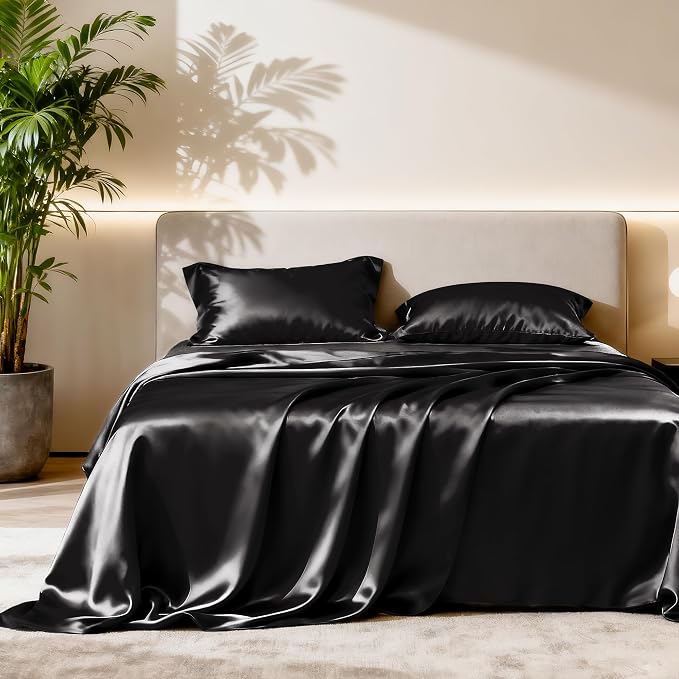 Love's cabin Twin XL Satin Sheet Sets - Image 2